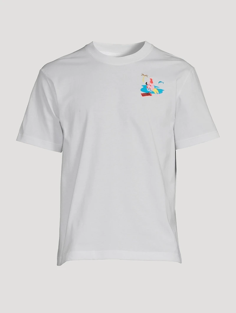 Baise Sur La Plage Cotton T-Shirt