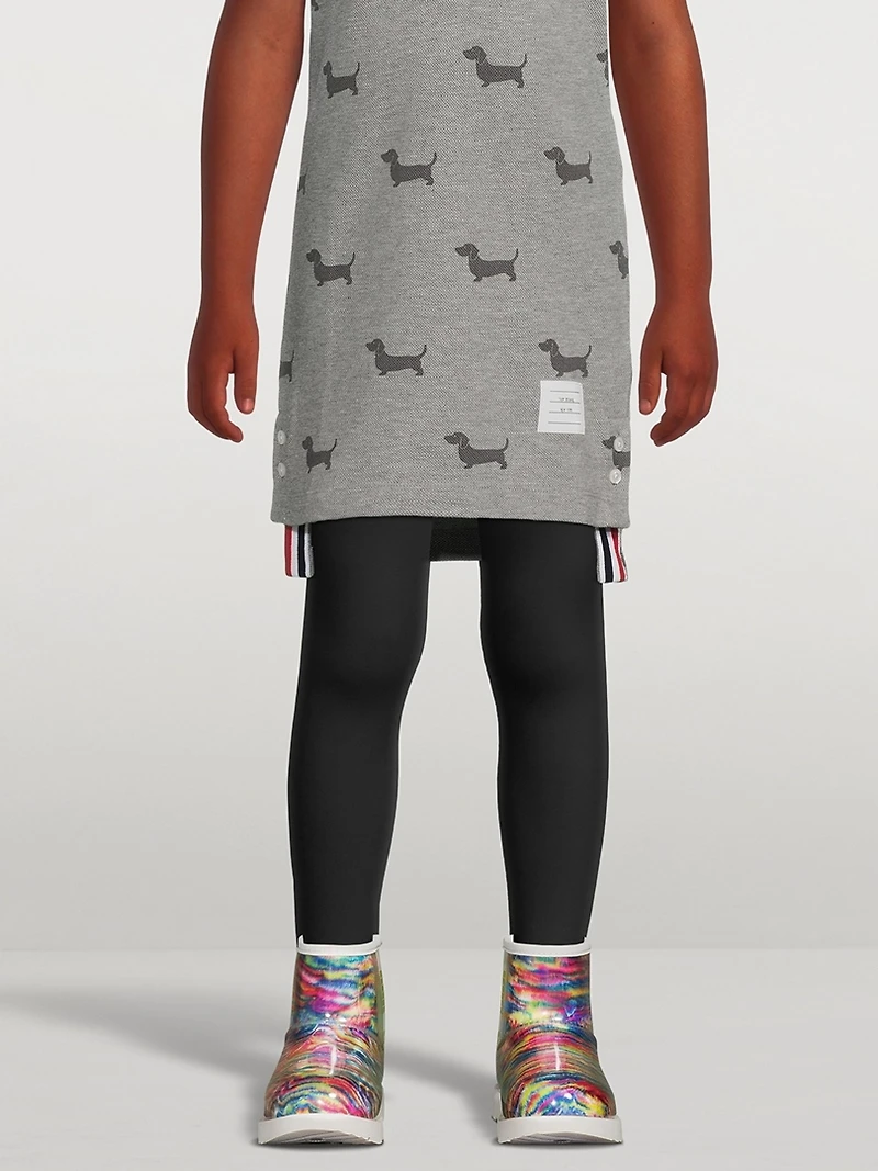 Kids Clear Mini Pixelate Boots