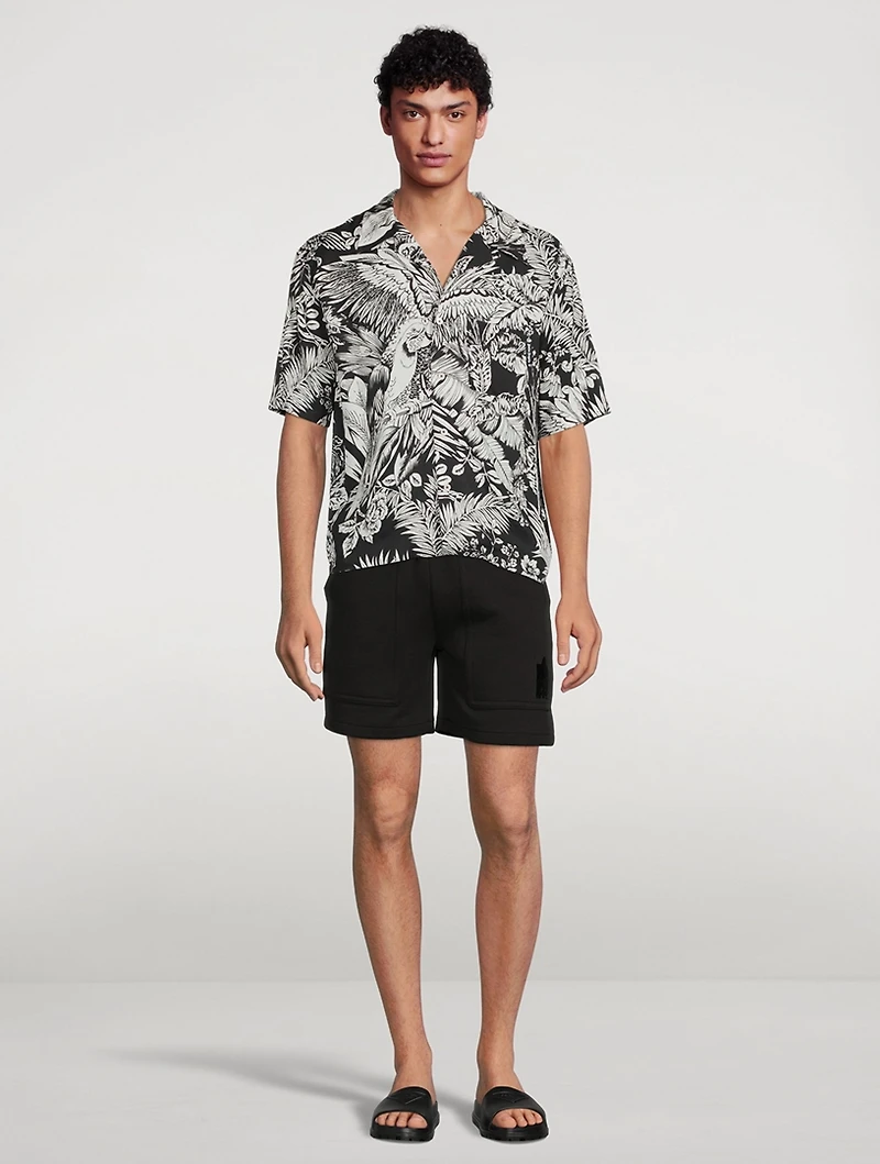 Jungle Parrots Bowling Shirt