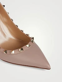 Rockstud Leather Pumps