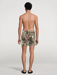 Recycled Swim Shorts Waterfall Print