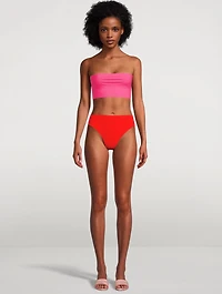 Metamorphosis Reversible Bandeau Swim Top