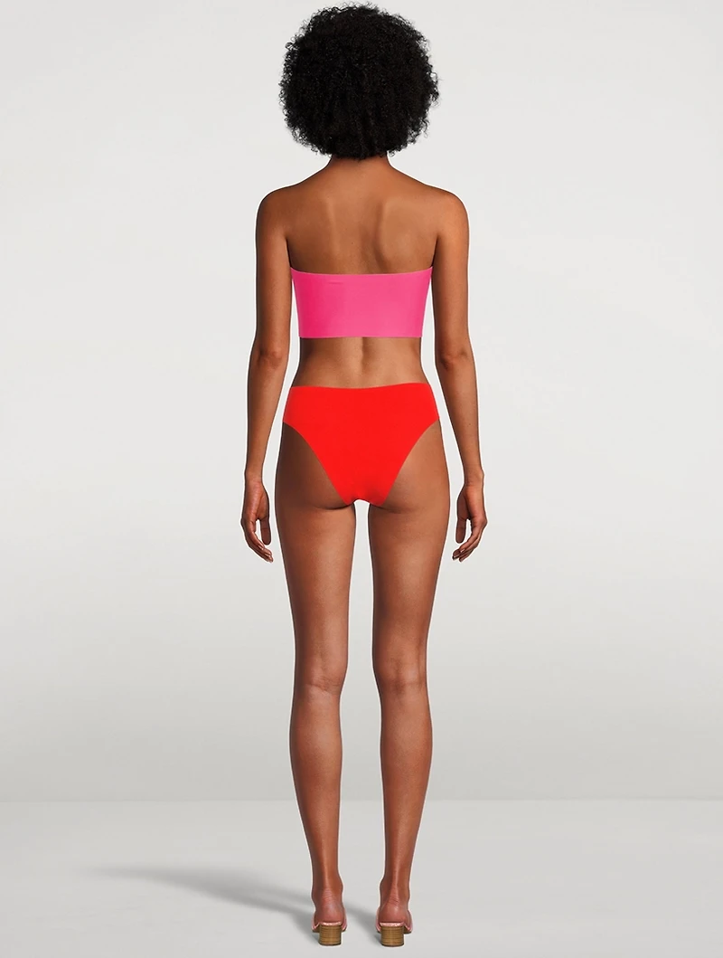 Metamorphosis Reversible Bandeau Swim Top