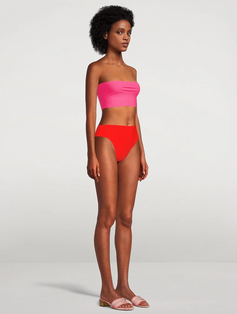 Metamorphosis Reversible Bandeau Swim Top
