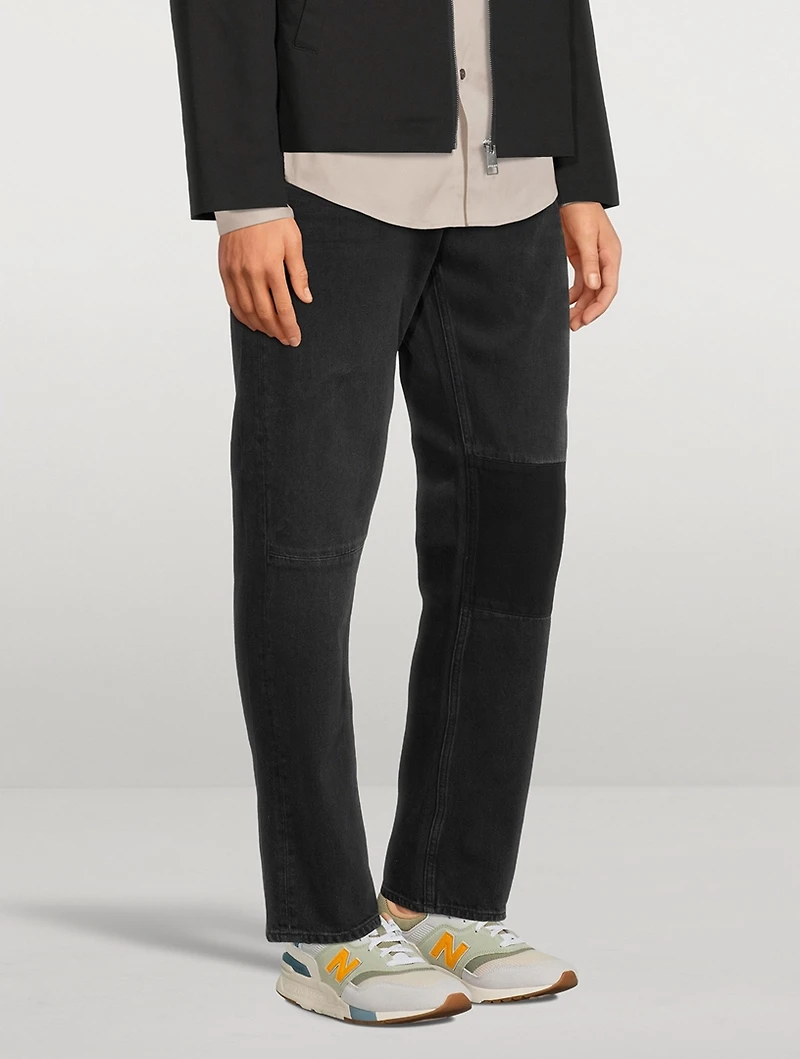 Modern Blocking Denim Jeans