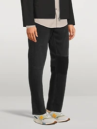 Modern Blocking Denim Jeans