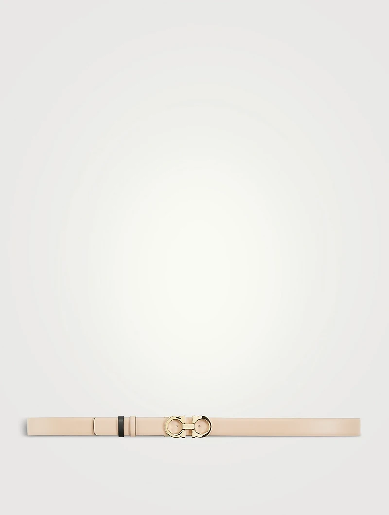 Reversible And Adjustable Gancini Belt