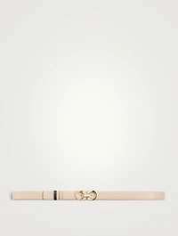 Reversible And Adjustable Gancini Belt