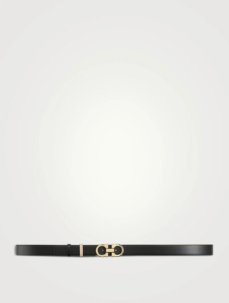 Reversible And Adjustable Gancini Belt