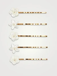 Set Of 5 Marika Bobby Pins With Pearls