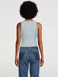 Ava Reclaimed Denim Vest