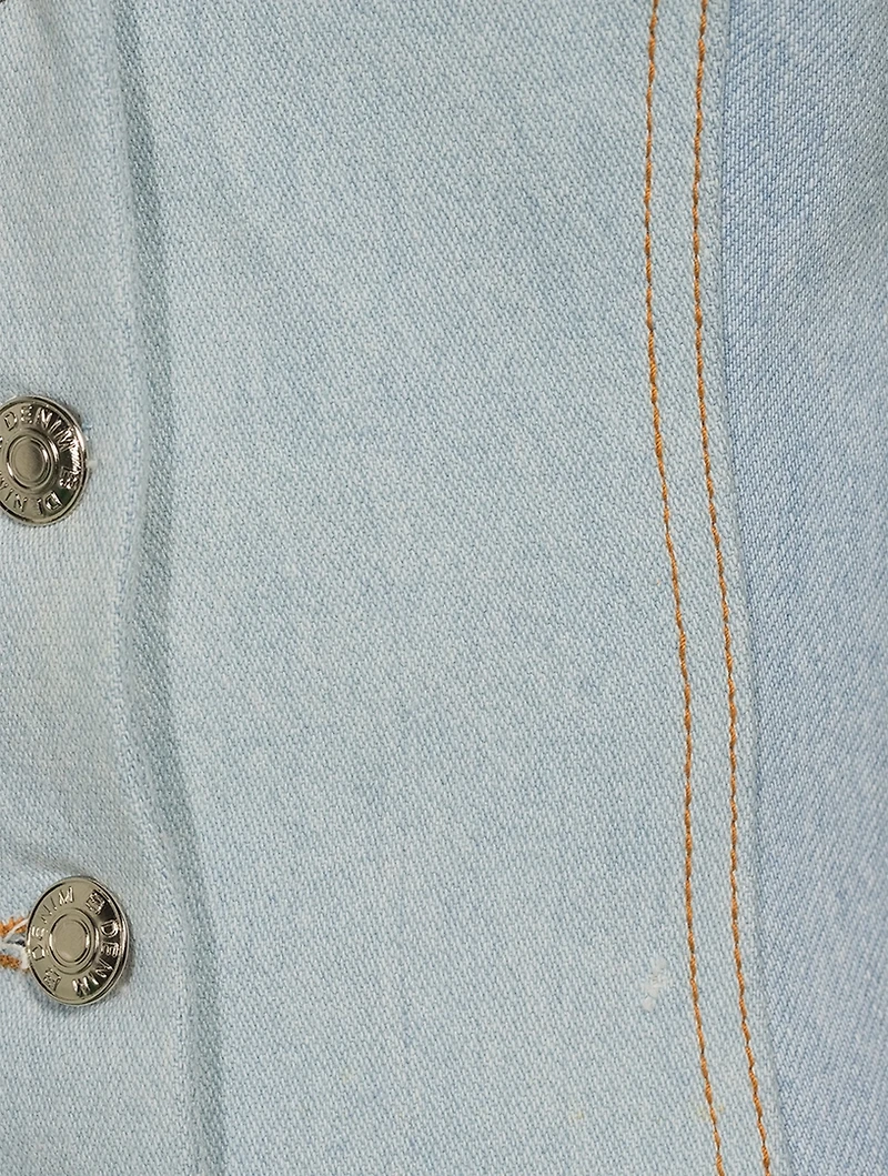 Ava Reclaimed Denim Vest