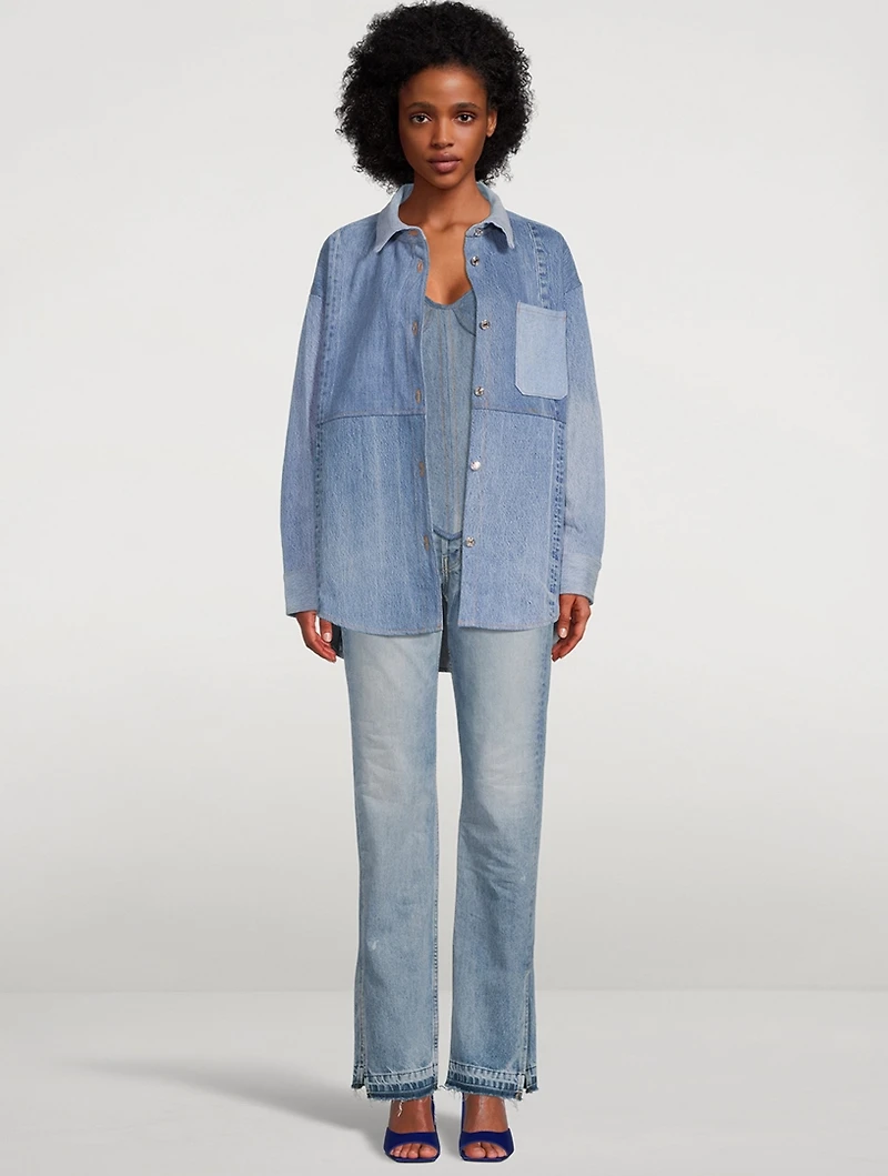 Reclaimed Denim Bustier