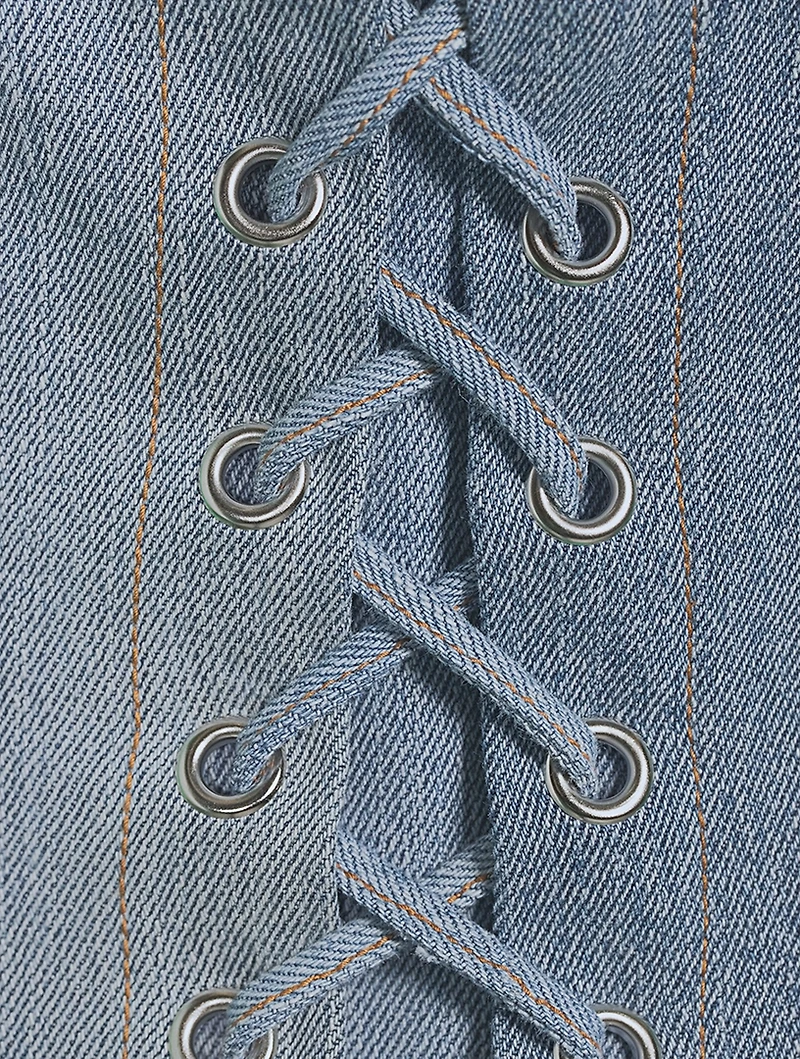 Reclaimed Denim Bustier