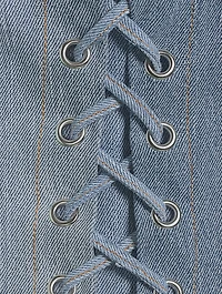 Reclaimed Denim Bustier