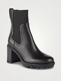 Shiloh Leather High Heel Boots