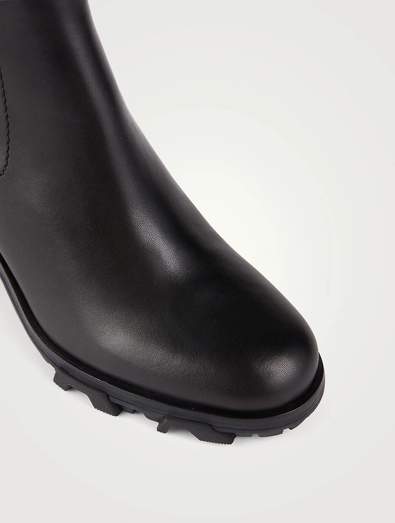 Shiloh Leather High Heel Boots