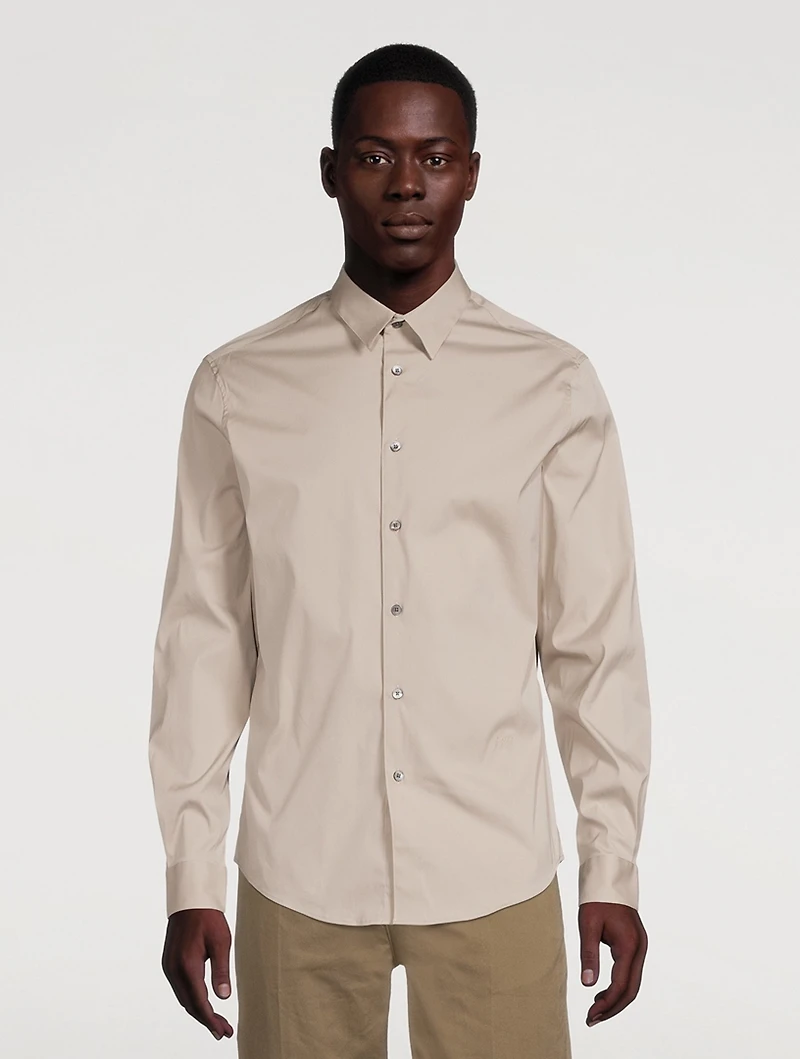 Stretch Poplin Shirt