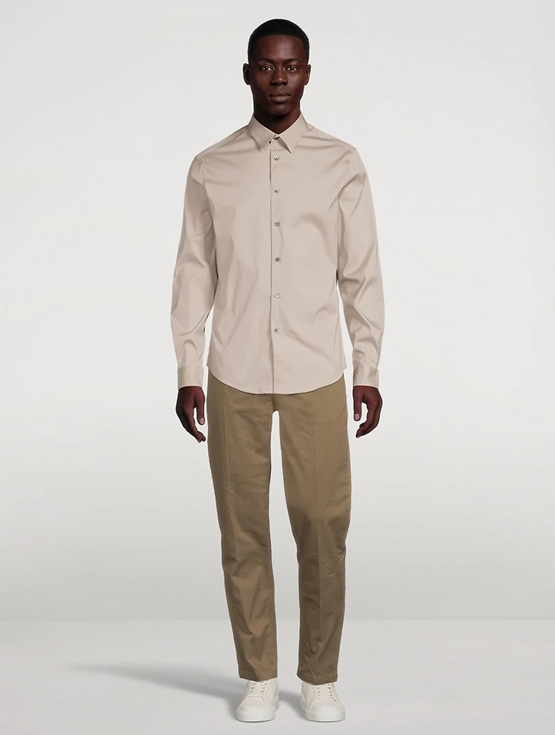 Stretch Poplin Shirt