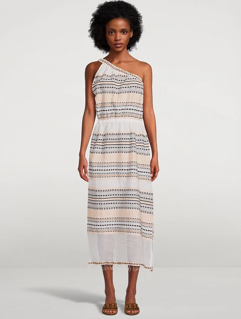 Habiba One-Shoulder Midi Dress