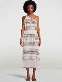 Habiba One-Shoulder Midi Dress