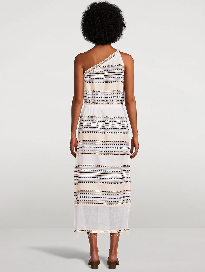 Habiba One-Shoulder Midi Dress