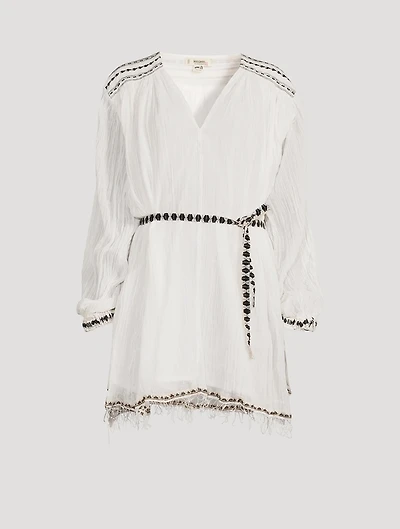 Habiba Flowy Poet Blouse