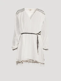 Habiba Flowy Poet Blouse