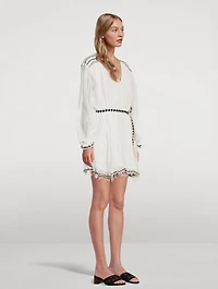 Habiba Flowy Poet Blouse