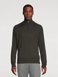 Lennard Merino Half-Zip Sweater
