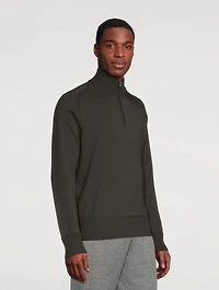 Lennard Merino Half-Zip Sweater