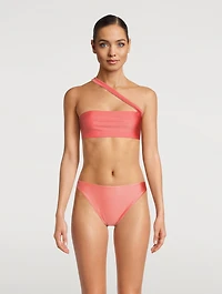 Halo One-Shoulder Swim Top