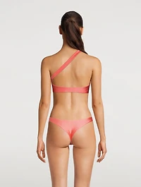 Halo One-Shoulder Swim Top