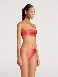 Halo One-Shoulder Swim Top