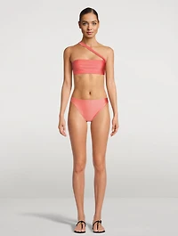 Halo One-Shoulder Swim Top