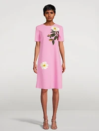Floral Embroidered Shift Dress