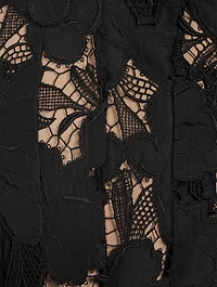 Magnolia Guipure Lace Midi Dress