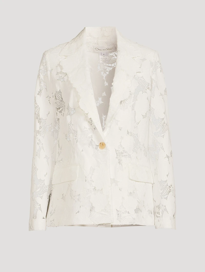 Magnolia Guipure Lace Blazer