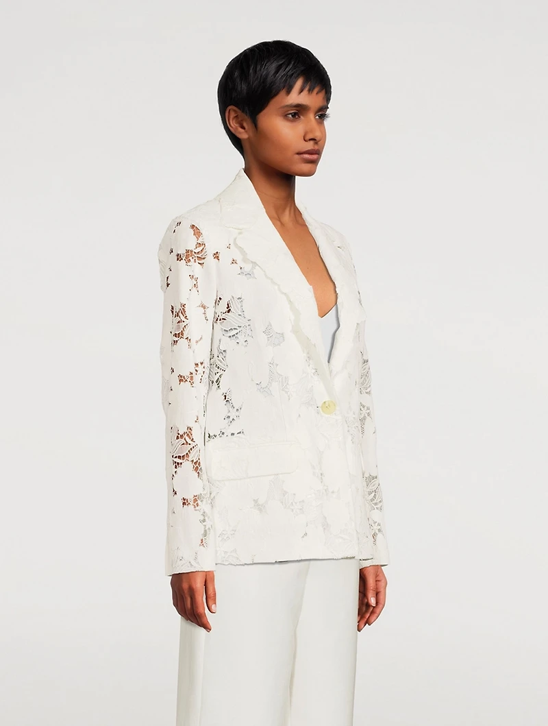 Magnolia Guipure Lace Blazer