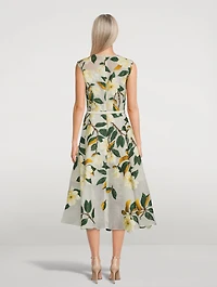 Degradé Magnolia Fil Coupé Cocktail Dress
