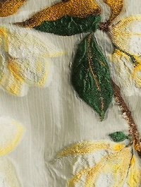 Degradé Magnolia Fil Coupé Cocktail Dress