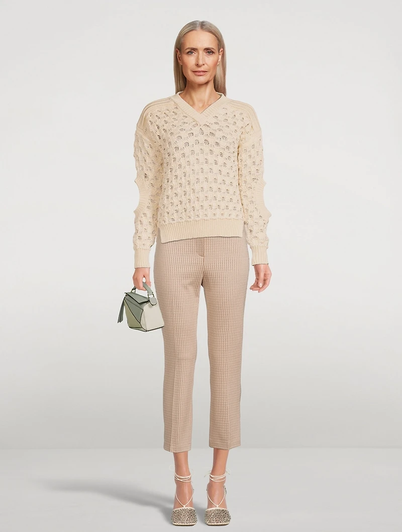 Textured Mesh Sweater