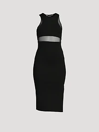 Mesh Midi Dress
