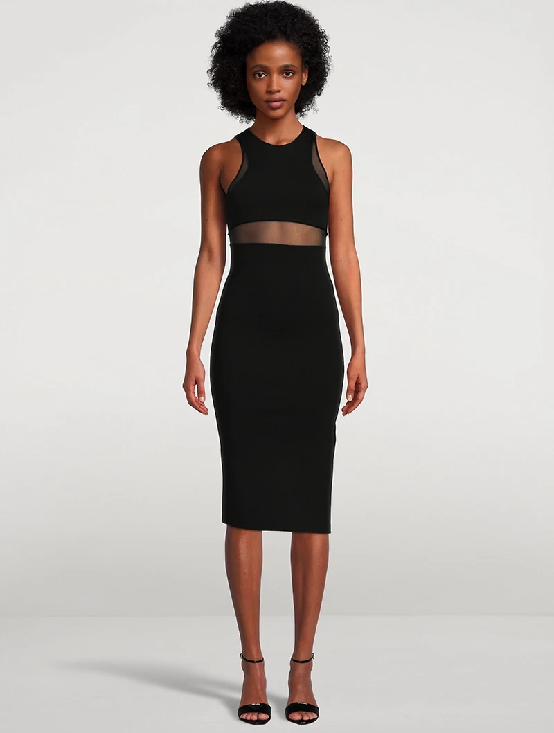 Mesh Midi Dress