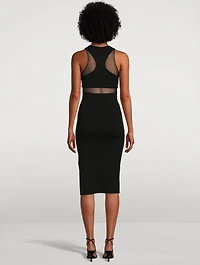 Mesh Midi Dress