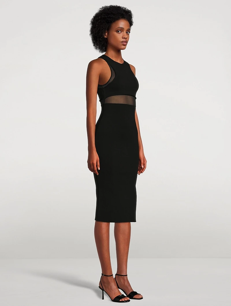 Mesh Midi Dress