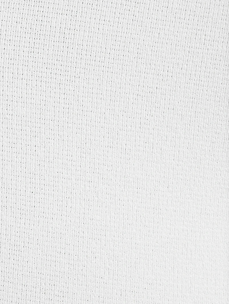 Compact Knit Cut-Out Tank Top