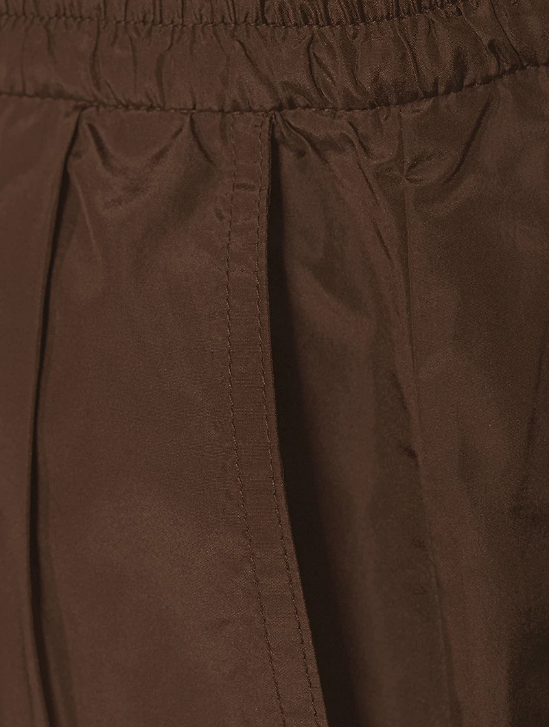 Washed Taffeta Shorts