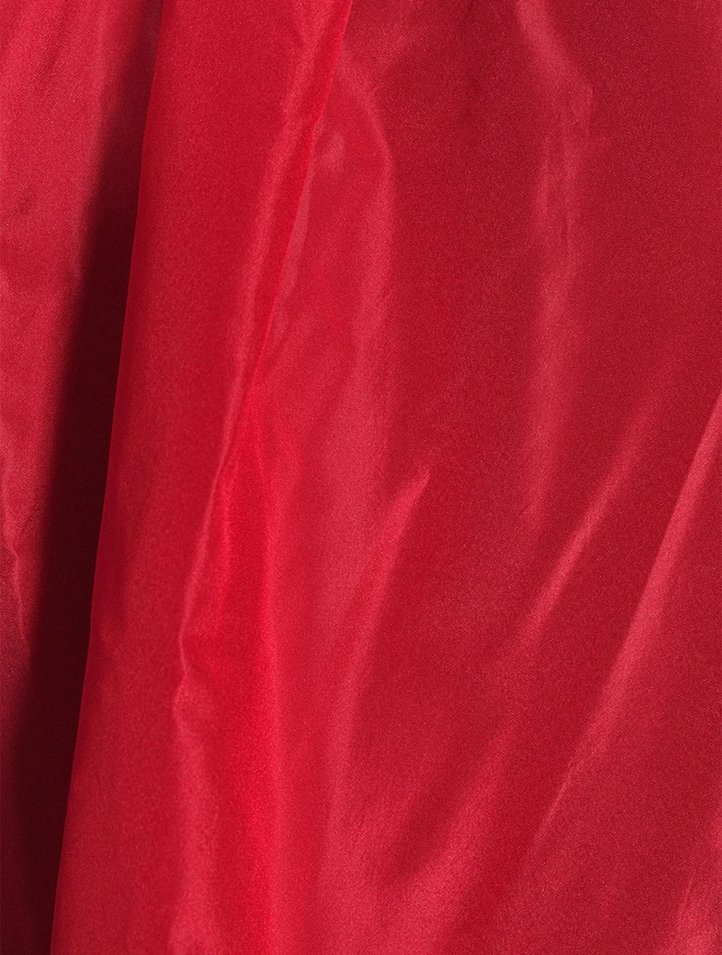 Off-The-Shoulder Washed Taffeta Dress