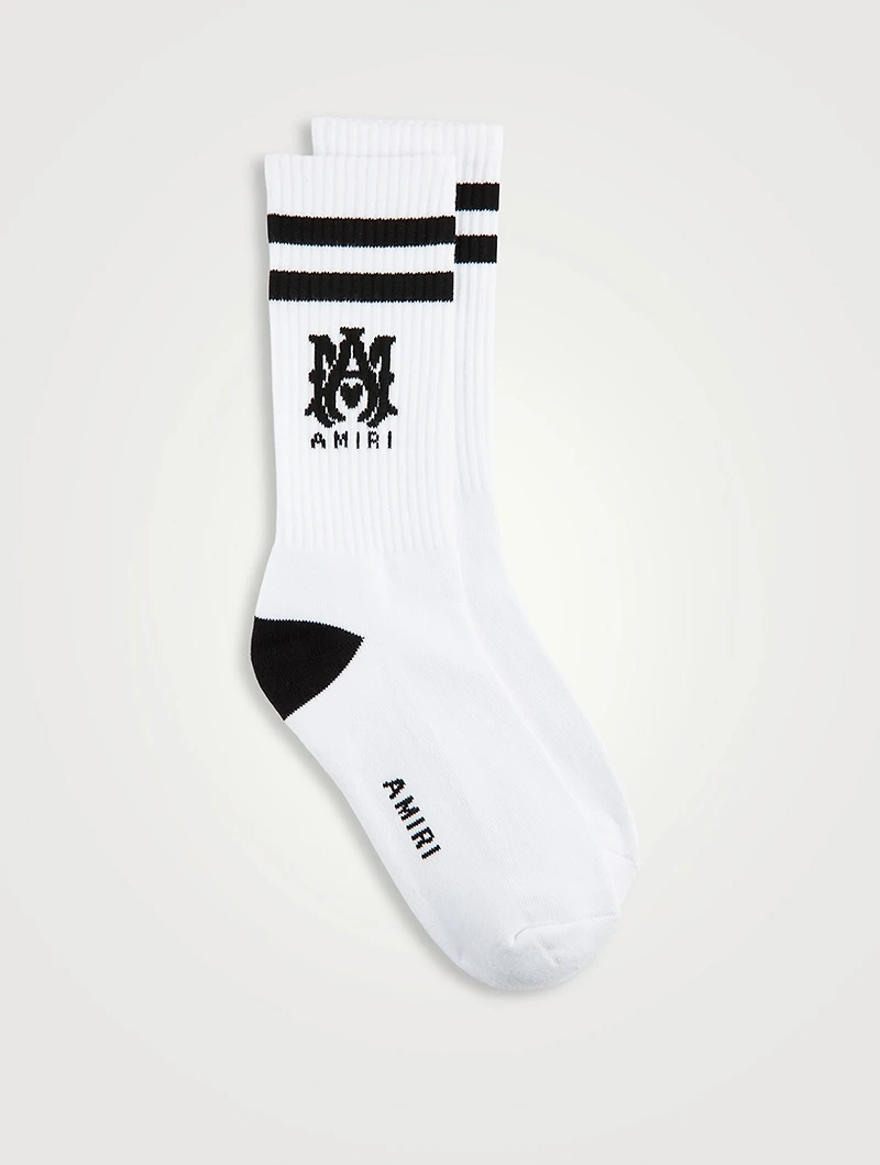 Ribbed M.A. Socks